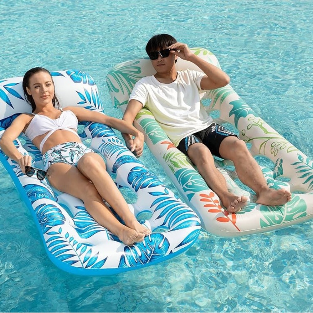 Jasonwell Inflatable Pool Float Lounge - 2 Pack